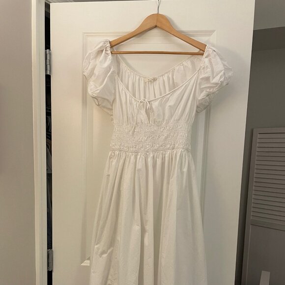 Doen Dresses & Skirts - Doen Quinn Dress, White Salt Sz M